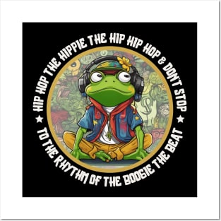 Hip Hop the Hippie the hip hop frog Posters and Art